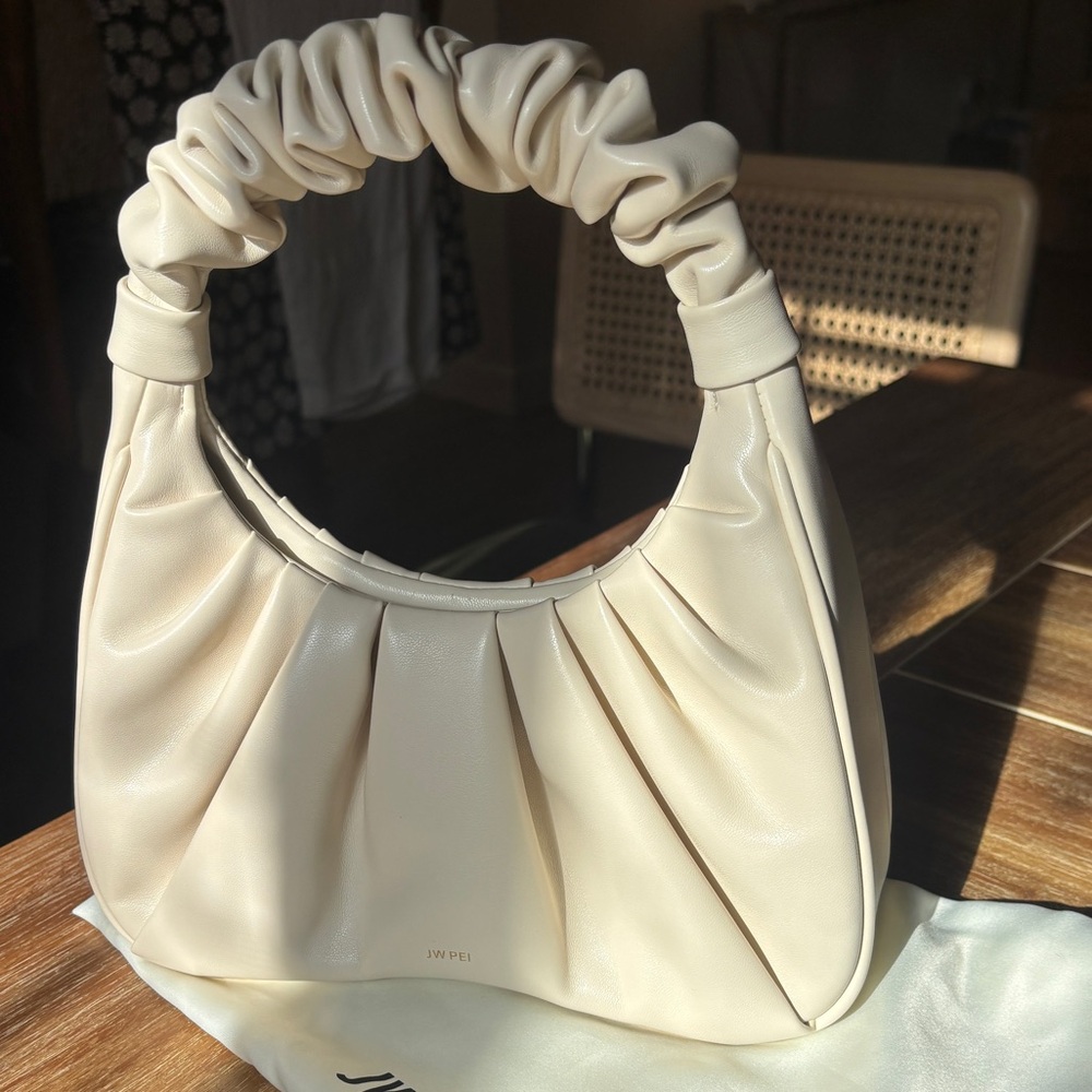 JW PEI Ruched Hobo Handbag with branded dust bag